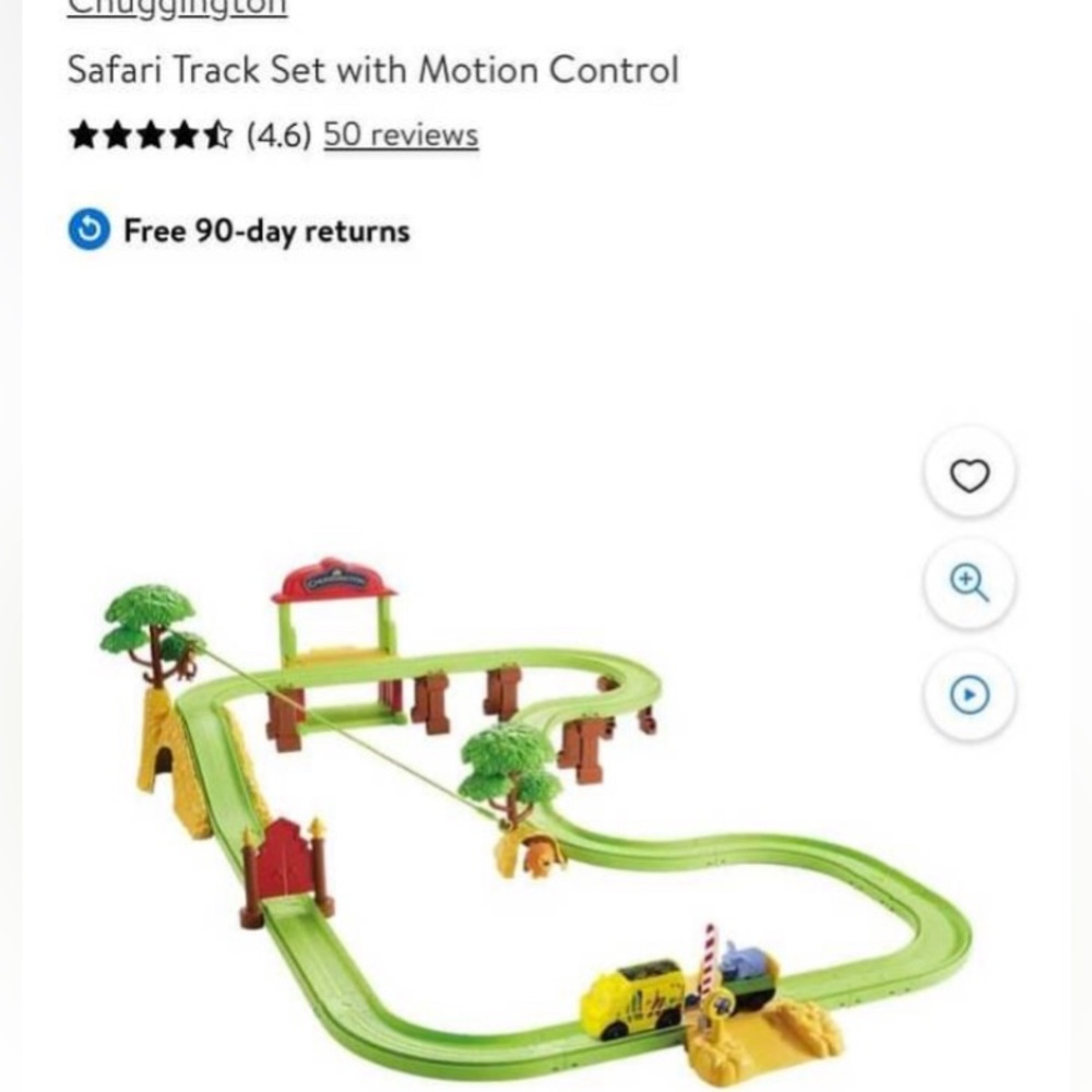 Chuggington Safari Track Set with Motion Control